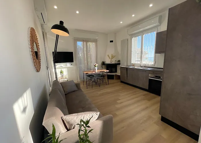 아파트 Vacanze Zen Vue 5 Mn Plage, 3 Mn Tennis Club,wifi 산레모