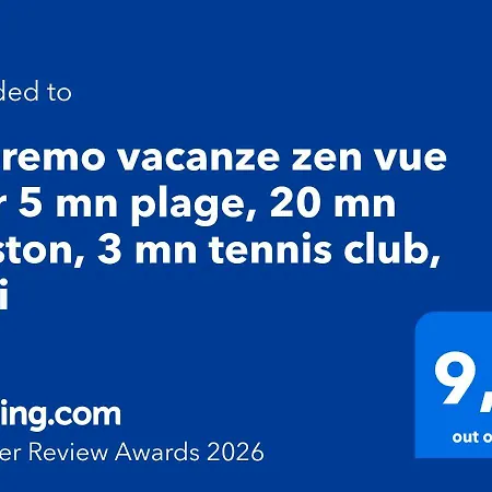 Lejlighed Vacanze Zen Vue 5 Mn Plage, 3 Mn Tennis Club,wifi *